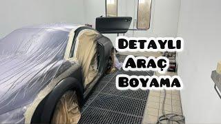 AUDİ TT DETAYLI BOYAMA !! ARAÇ NASIL BOYANIR ! NELERE DİKKAT EDİLMELİ !! FIRIN BOYA