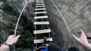 Puente Tibetano Presa de los Caballeros   Montejaque