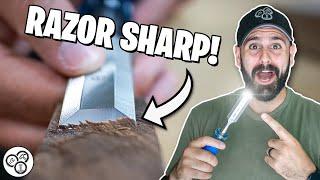 Getting a $10 Chisel Razor Sharp!  How-To Sharpening Guide