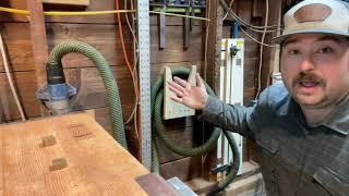 Salish Sea Woodworks - Shop Woodshop Tour - Small Shop Ergonomics (300sqft)