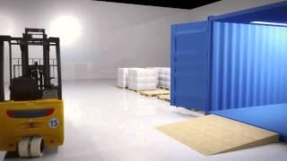 Slip Sheets V Pallets using a push pull attachment