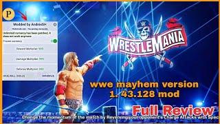 wwe mayhem mod version 1.43.128 New mod menu