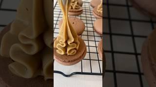 Макарон Макіато-Солона карамель  #macarons #baking #cake #макарон