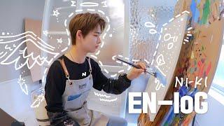 [EN-loG] 니키의 화가 포스 뿜뿜 브이로그  NI-KI DAY - ENHYPEN (엔하이픈) (ENG/JPN)