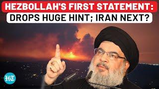 Hezbollah's Huge 'Iran Next' Hint After Mega 300-Rocket Attack On Israel? | Lebanon | Haniyeh | Gaza