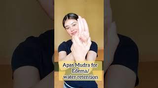 Mudra for water retention #edema #waterretention #mudra