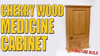 Making A Cherry Wood Medicine Cabinet - Furniture Build