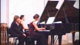 Lutoslawski - Paganini variations for two pianos  Anastasia & Liubov Gromoglasova