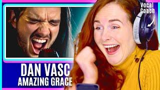 Epic Metal Cover Of Amazing Grace By Brazilian Singer Dan Vasc! Vocal Coach Reacts