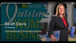 Sarah Davis, 2025 Outstanding Women in Business Recipient