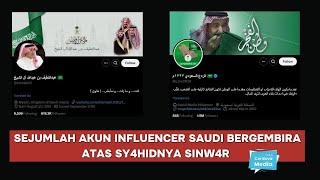 Sejumlah Akun Influencer Saudi Bergembira atas Sy4hidnya Sinw4r