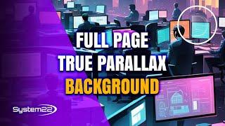 How to Create Stunning Full Page True Parallax Backgrounds in Divi Theme!