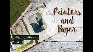 My Favourite Paper And Printers For Journal Printables