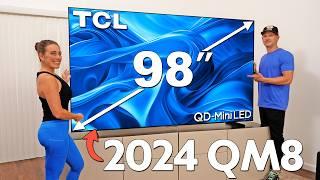 Monster 98" TCL QM8 MiniLED TV