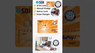 SBI PMJDY Rupay Debit Card Limit Charges Benifits | SBI PmJDY Rupay Debit Card Details #sbi