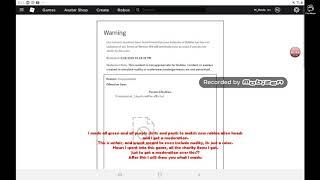 I GOT A ROBLOX MODERATION FOR THIS??? (UNFAIR)