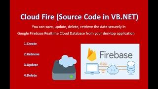 Cloud Fire (The CRUD Application with Google Firebase Realtime Database), Source Code in VB.NET