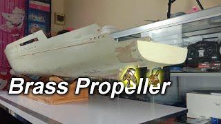 Part 2 Build RC Octopus Yacht - Install Rudder Shaft Motor