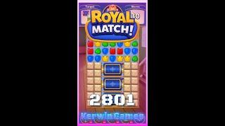 Royal Match Level 2801 - No Boosters Gameplay