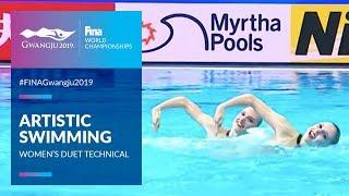 Artistic Swimming - Women's Duet Technical | Top Moments | FINA World Championships 2019 - Gwangju