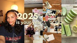 HOW TO MAKE 2025 YOUR BEST YEAR 🩰 \ vision board, setting intention, action plans etc !