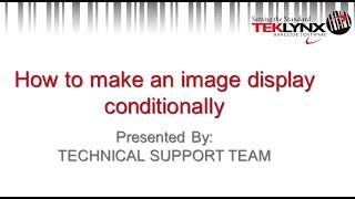 TekTip: How to Display an Image on a Conditional Basis (LABEL MATRIX)