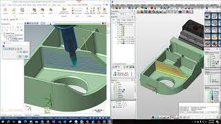 Mastercam Pocketing VS HyperMILL Tangent Plane Machining |CAM SPECIALIZE|