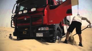 Video: 30 tonne Renault truck takes on the dunes