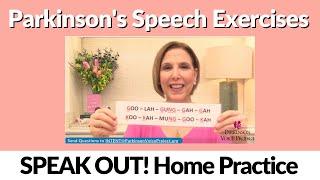 4/17/2024 Parkinson's Speech Exercises: SPEAK OUT! Lesson 5