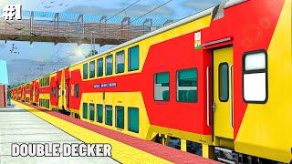 DOUBLE DECKER EXPRESS TRAIN JOURNEY IN INDIAN RAILWAYS || TRAIN SIMULATOR 2024 || PC GAMEPLAY FHD