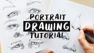 How I Draw Faces: Basics of Portrait Drawing (How To Use References)