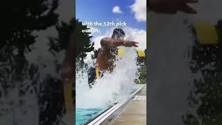 Tristan Wirfs LEVITATES out of the pool  #shorts