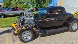 Blown 1934 Ford 3 Window Sreet Rod