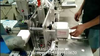 Semi auto 120mm height napkin tissue paper packing machine