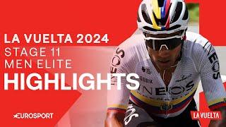 SPECTACULAR WIN!  | La Vuelta a España Stage 11 Highlights | Eurosport Cycling