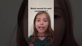 World records for each country part￼ 1