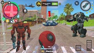 Rope Hero Vice Town - 2025 (Transformer Robot Ball Fight CAR Robot) Ball Robot ya Pink Tank - HD