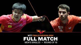 FULL MATCH | Wang Chuqin vs Patrick Franziska | MS R16 | #WTTFukuoka 2024