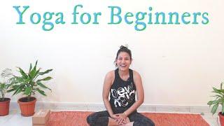 Yoga for Beginners- Practice Video #yogaonline