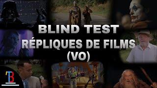 BLIND TEST RÉPLIQUES DE FILMS (VO) DE 72 EXTRAITS