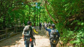 [4K HDR] Walk The Trail on Cheonggyesan Mountain in Seoul I need to go on a diet! ASMR Nature Sounds