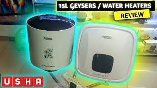 USHA 15 Litres 5 Star Aquerra & Cylandra Water heaters / Geysers with Remote Control