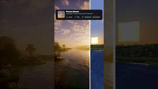 REALISTIC And BEST Minecraft Shaders (Photon Shader) #shorts
