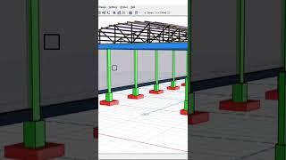 طراحی سازه فولادی با استفاده از پروتاساختار. #protastructure #steelstructure #steeldesign