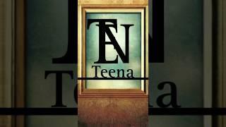 Logo Name Teena  Comment your Name ll #shorts #viral #logo #trending #logodesign