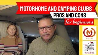 Motorhome and camping clubs pros and cons for beginners