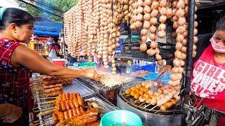 Street Food in Thailand - NIGHT MARKET Thai Food in Chiang Mai, Thailand!