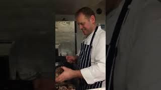 Shelling Scallops - 200 in 20 minutes - says Chef!