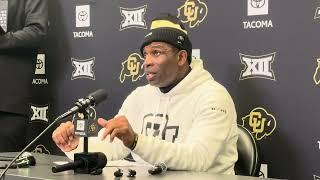 Deion “Coach Prime” Sanders on Colorado’s 52-0 Senior Day victory over the Cowboys