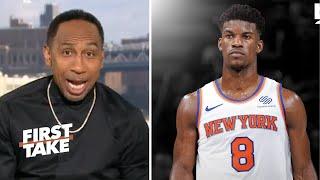 FIRST TAKE | "Jimmy Butler is a Suns" - Stephen A. dismiss that Knicks would bring Butler to team